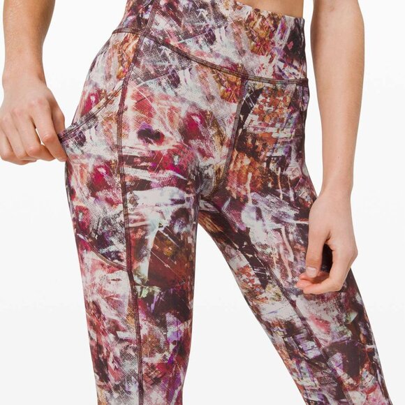 Lululemon Invigorate High-Rise Tight 25" in Urbantricity Multi, size 8, EVERLUX - Picture 4 of 10